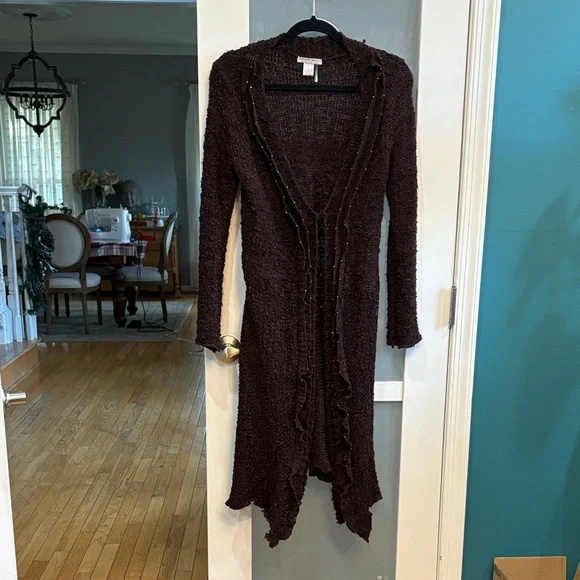 Alberto Makali burgundy Knit Cardigan - Picture 1 of 7